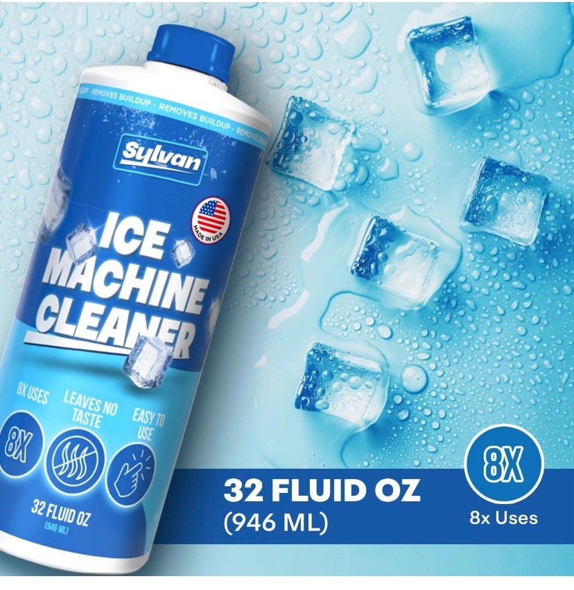 Bottles of Ice Machine Cleaner | 32fl oz | Free Cloth |