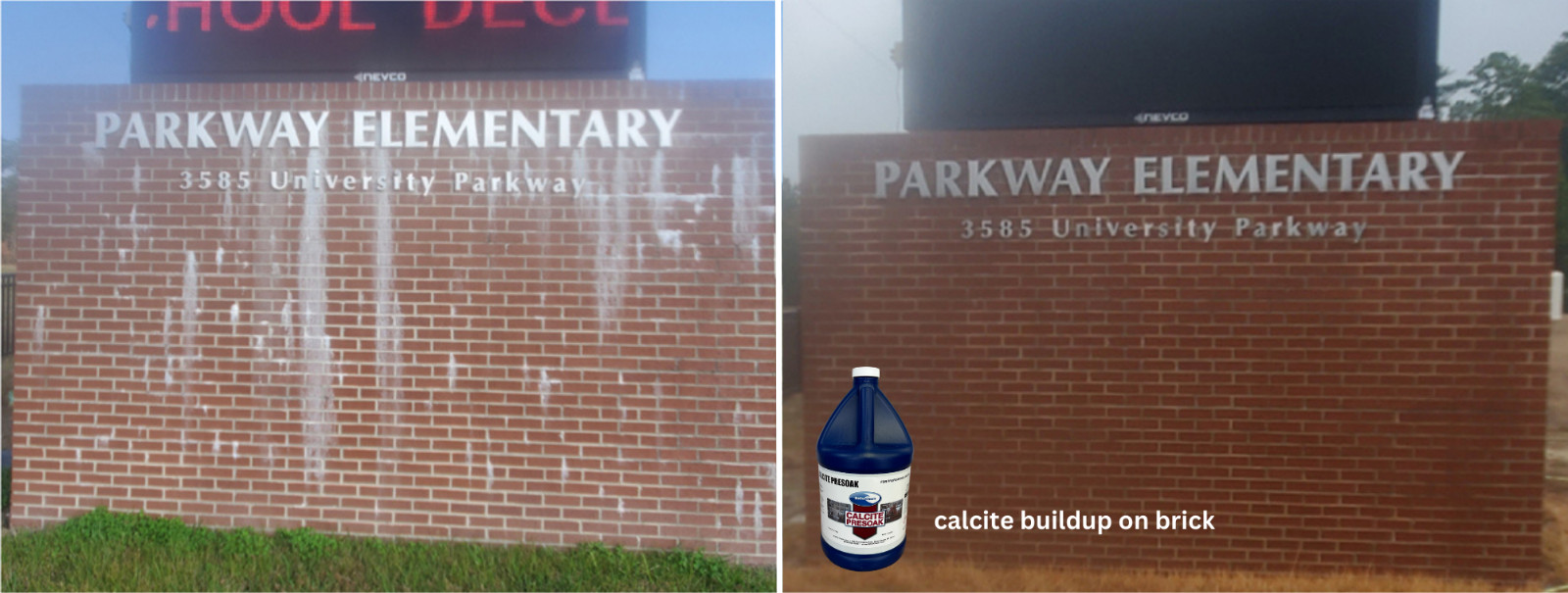 Eaco Chem Calcite Presoak – Remove Calcite from Clay Brick – 1 Gallon