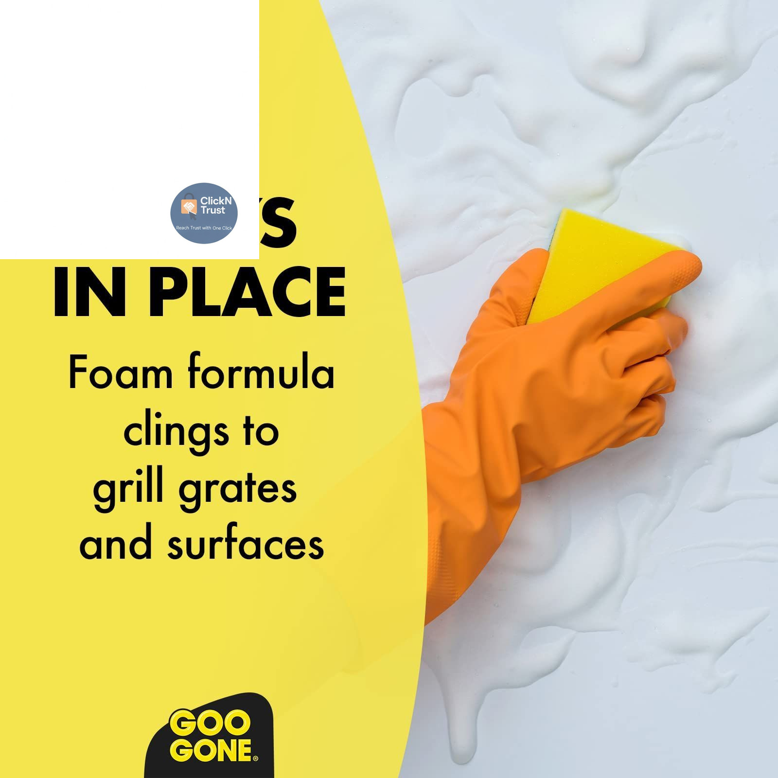 Goo Gone Grill and Grate Cleaner – 24 Ounce – 24 Fl Oz (Pack of 1), Clear