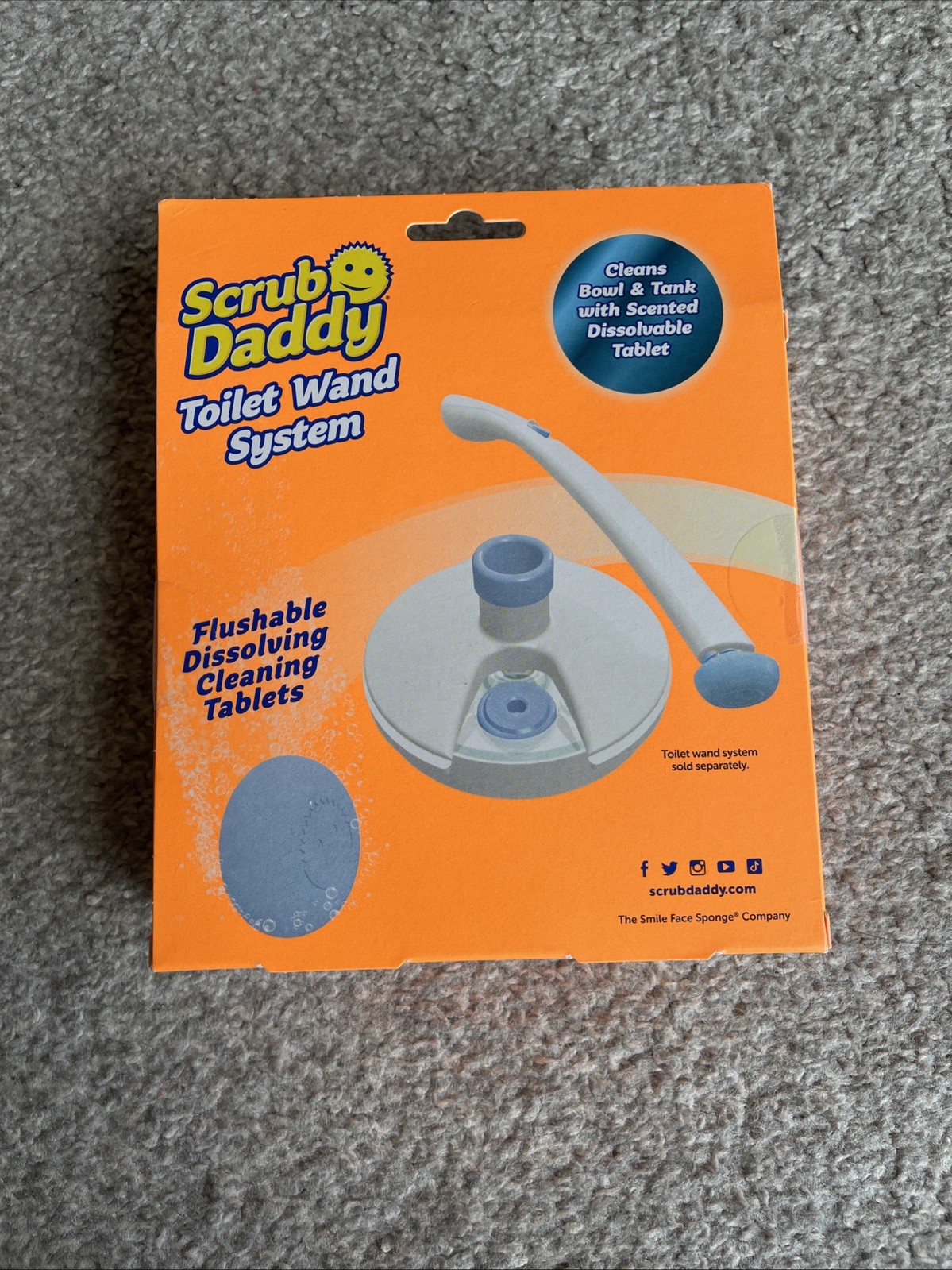 Scrub Toilet Wand System Refills 6-Pk Flushable Dissolving Cleaning Tablet