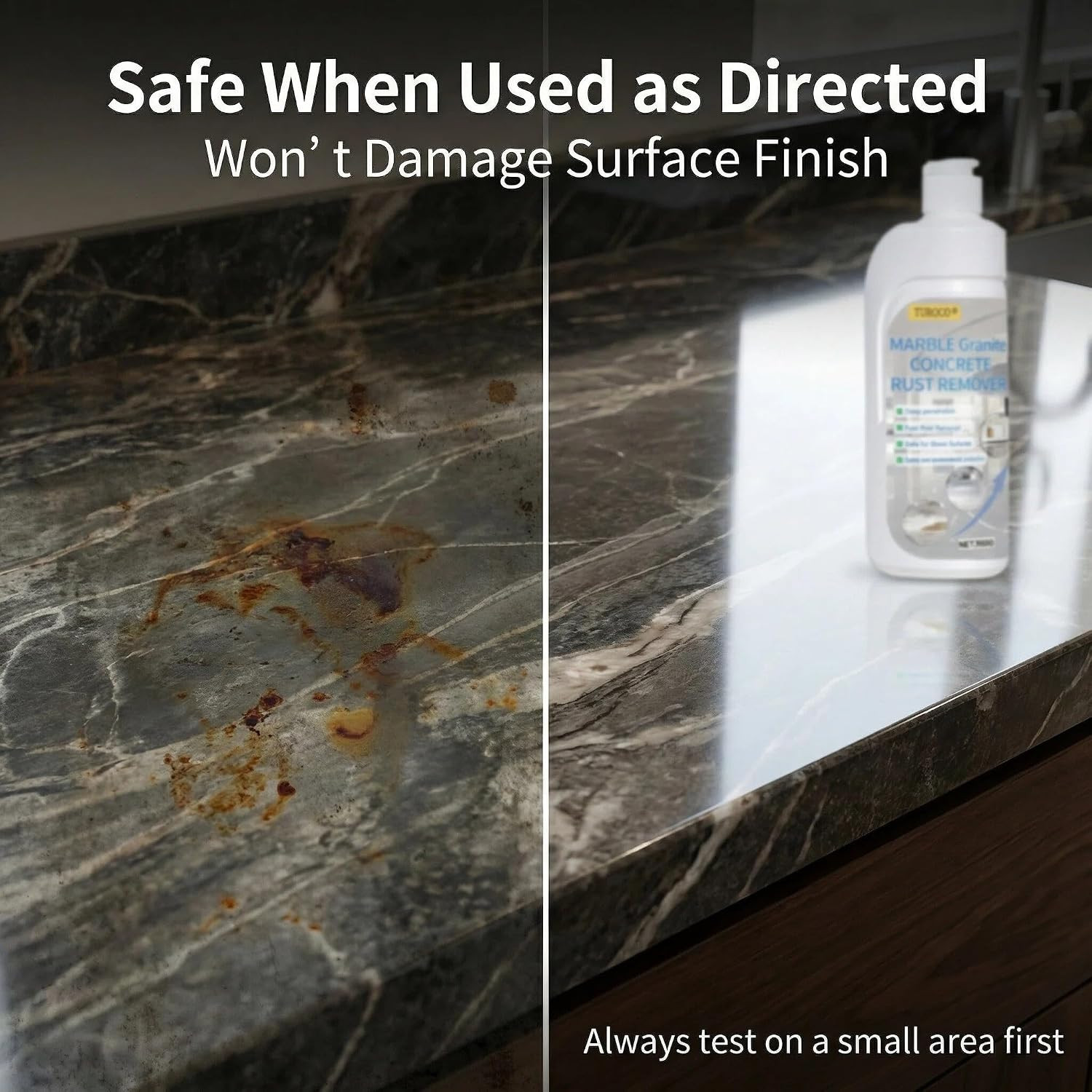 Professional Stone Rust Remover, Granite Marble Rust Stain Cleaner, Deep