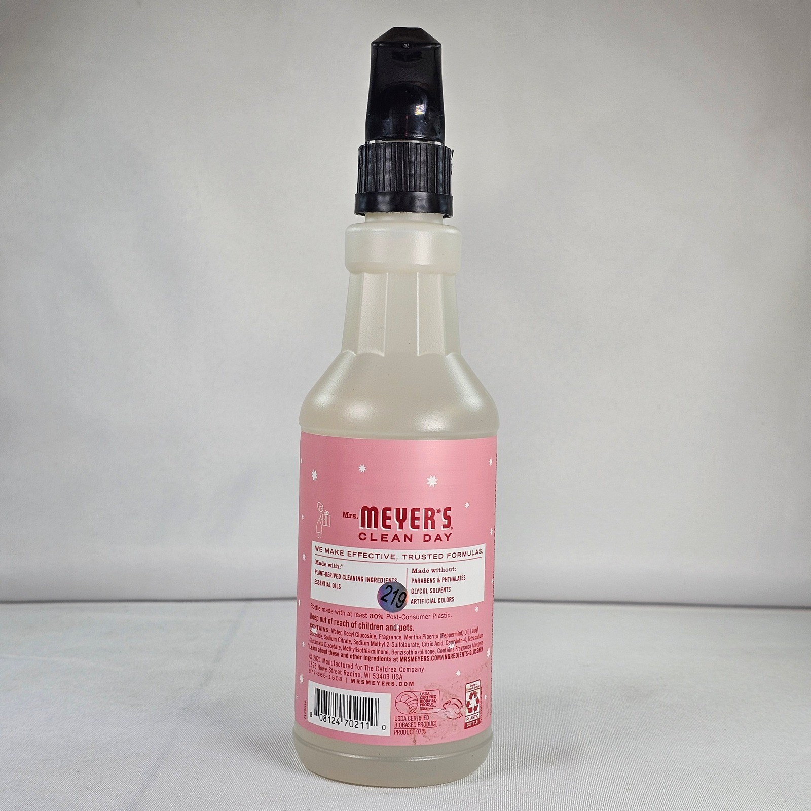 Mrs Meyers Clean Day Peppermint Multi-Surface Everyday Cleaner 16oz Limited Ed