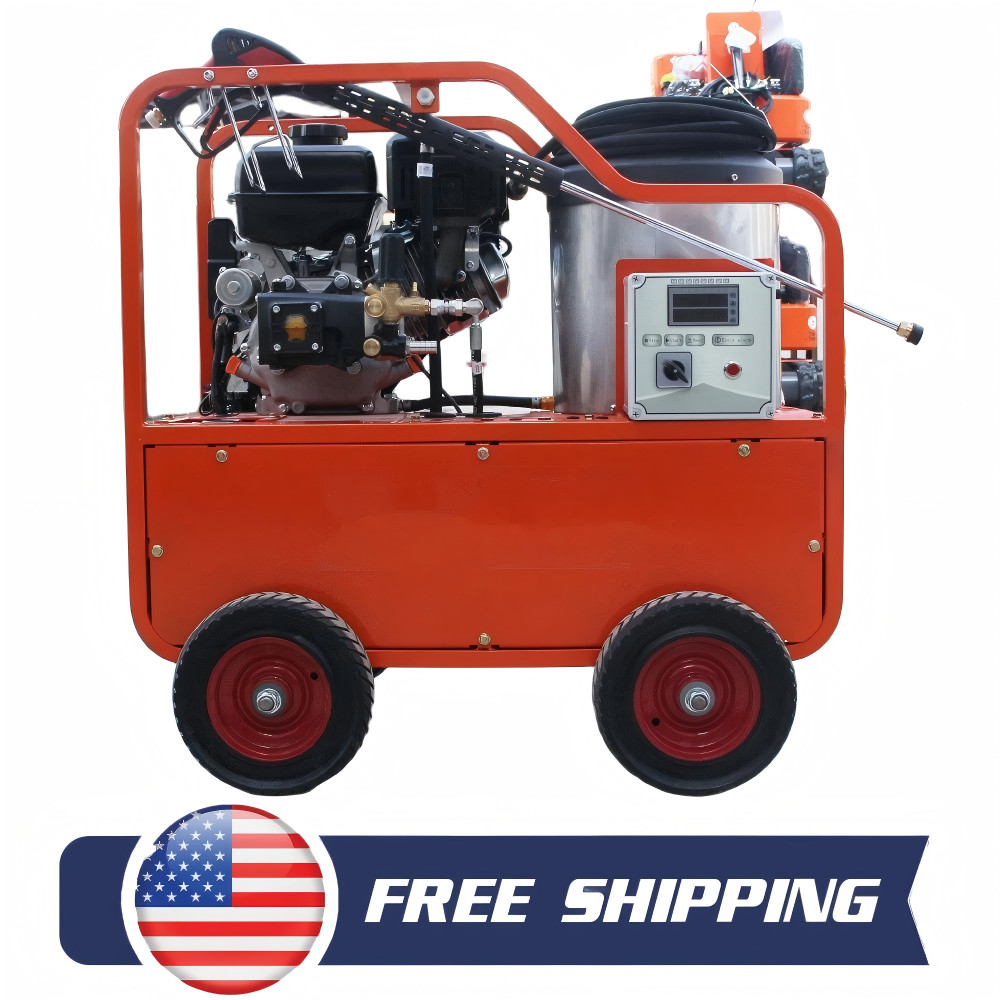 FREE SHIP Hot Water High-Pressure Washer 13.5HP Gasoline，Water Pump 4000PSI 4GPM