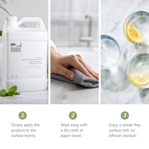 Stone & Quartz Cleaner Spray Refill – Water-Based Surface Care for Kitchen & Bat