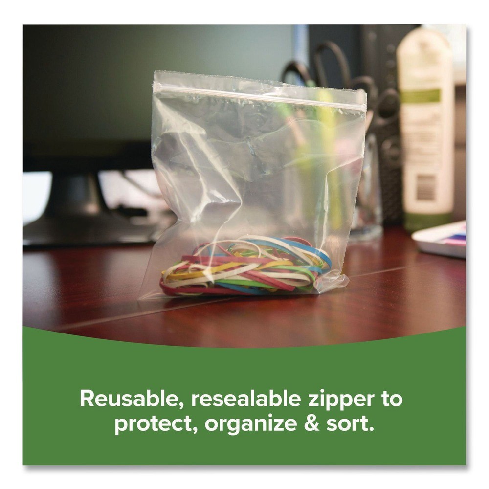 Stout by Envision ZF008C 2 mil 12″ x 12″ Seal Closure Bags – Clear (500/CT) New
