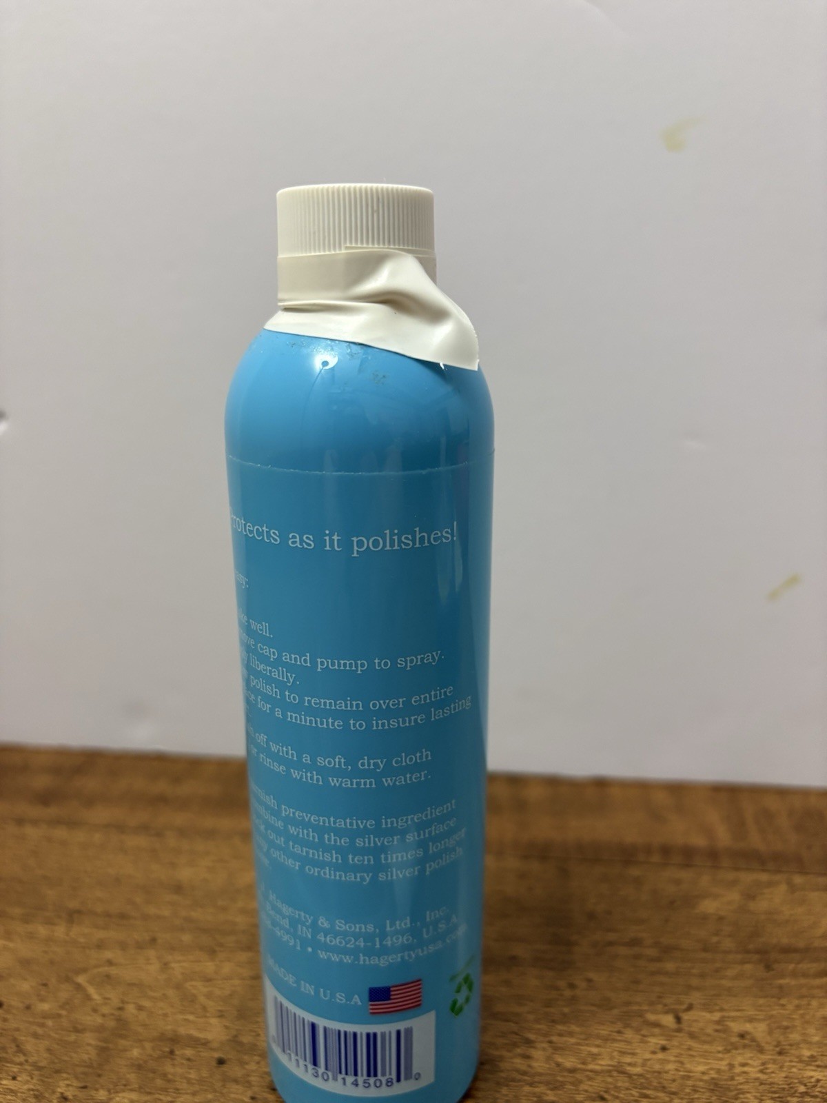 Hagerty Silversmiths Pump Spray Polish 8 Fl Oz – Blue, Metal Cleaner