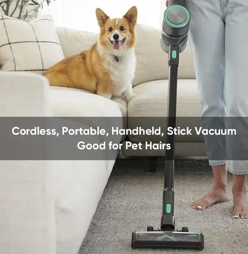 Home Cleaning: Hard Floor & Carpet, HEPA Filter, 20Kpa Suction, 300W Brushless M