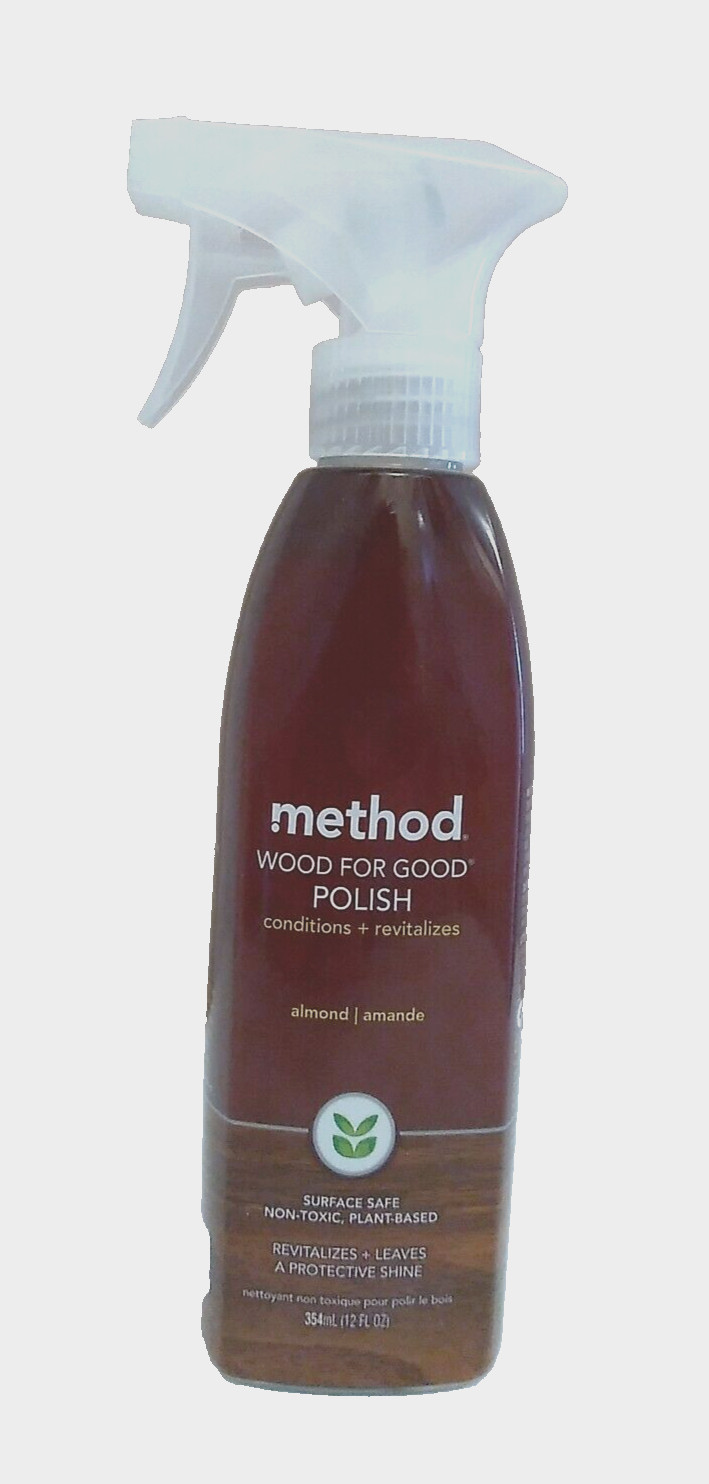 Method Wood For Good POLISH Conditions + Revitalizes Almond Spray 12 fl. oz New