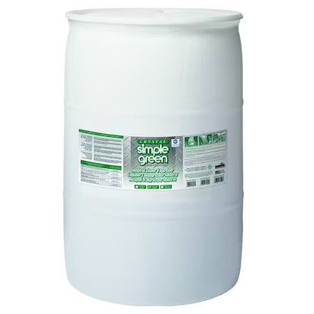Simple Green 0600000119055 Cleaner/Degreaser, 55 Gal Drum, Liquid, Clear