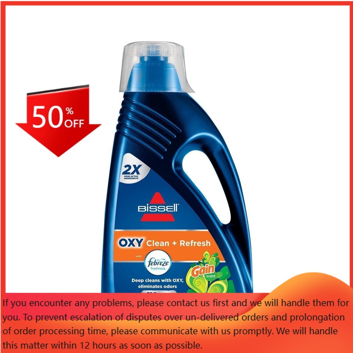 Febreze with Gain Scent Oxy Formula: Carpet Cleaner Solution 60 oz Liquid