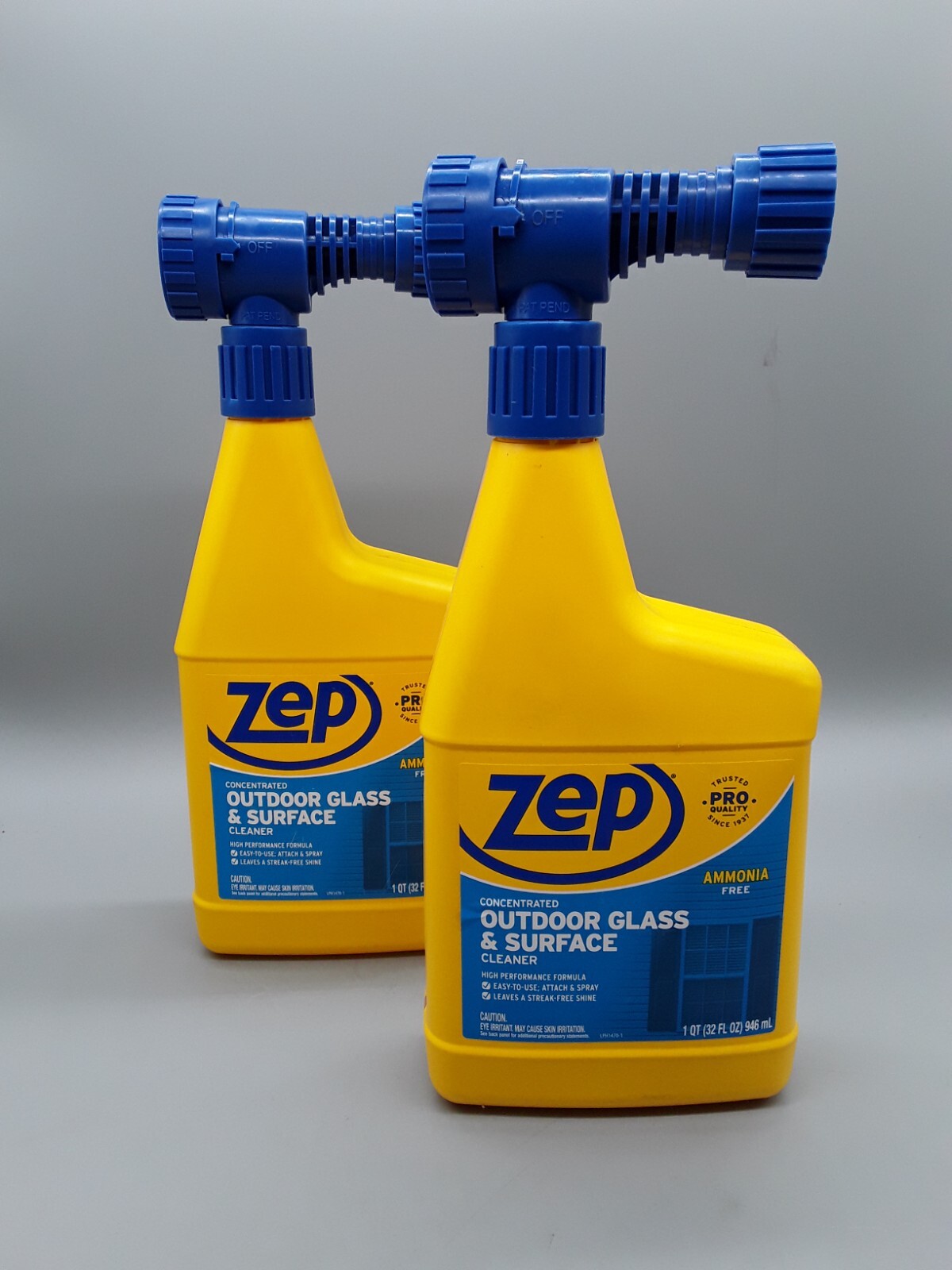 2 Pack,Zep Concentrated Outdoor Window Glass & House Surface Cleaner