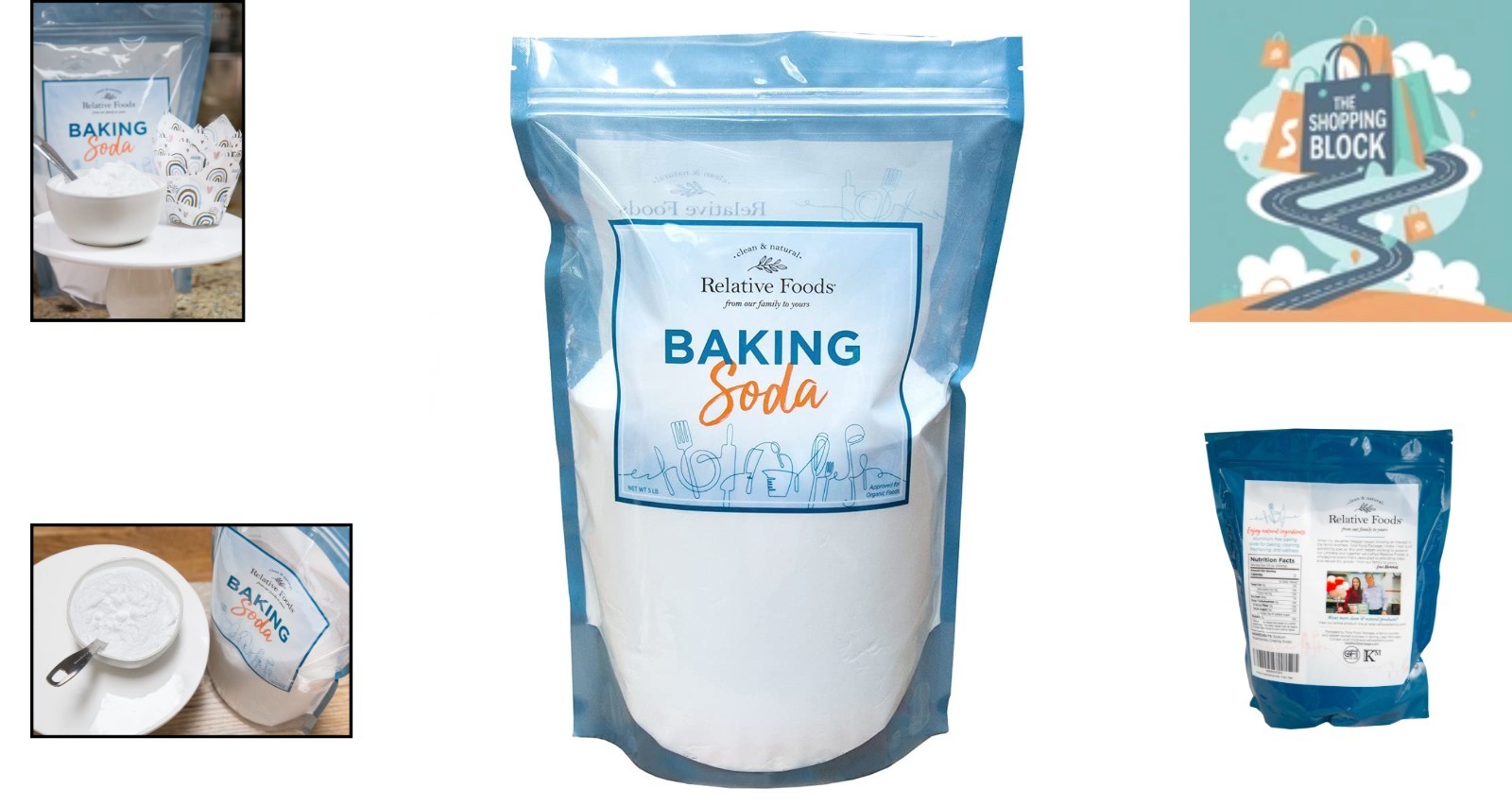 5lb Natural Gluten-Free Baking Soda – Pure, , Kosher, Multi-Purpose