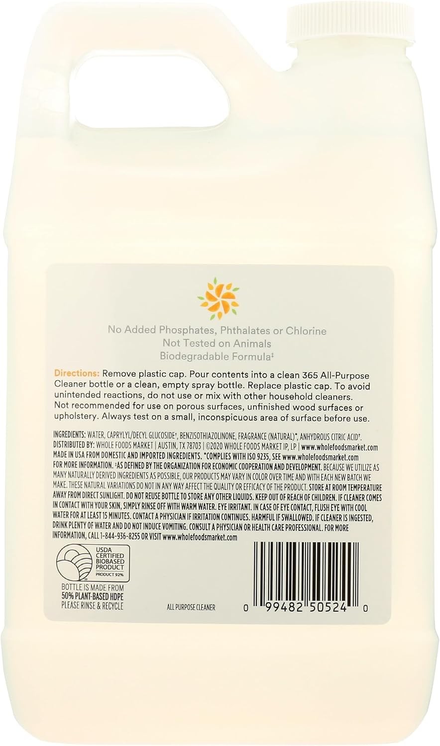 Citrus All-Purpose Cleaner 64 FZ – Eco-Friendly & Non-Toxic Cleaning Solution