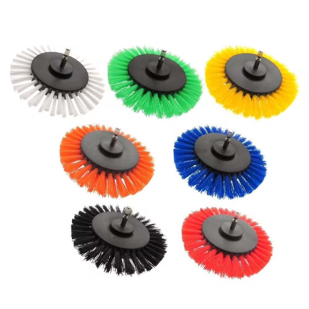 Drill Brush Electric Attachment Power Scrubber Cleaner Cleaning Carpet 3.5 Inch