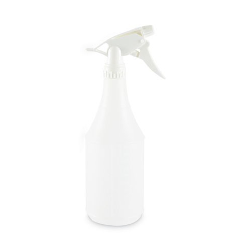 Boardwalk 00024 Embossed Plastic Spray Bottle, 24 oz, Clear, 24/Carton