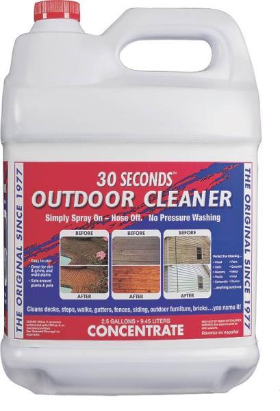 NEW COLLIER 30 SECONDS 2.5 GALLON CONCENTRATE SIDING DECK SPRAY CLEANER 4802443