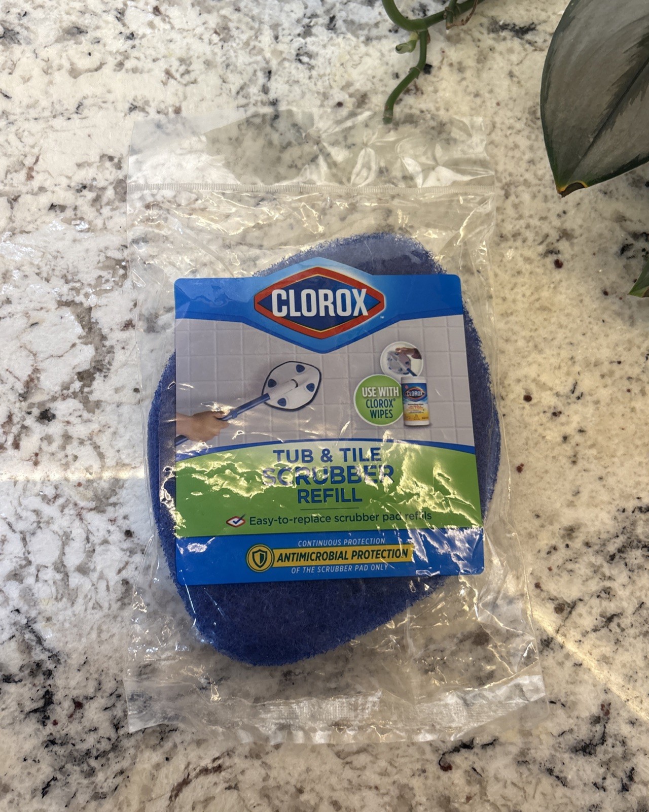 Clorox Tub and Tile Scrubber Refill Only New Shower Cleaning Antimicrobial 78600