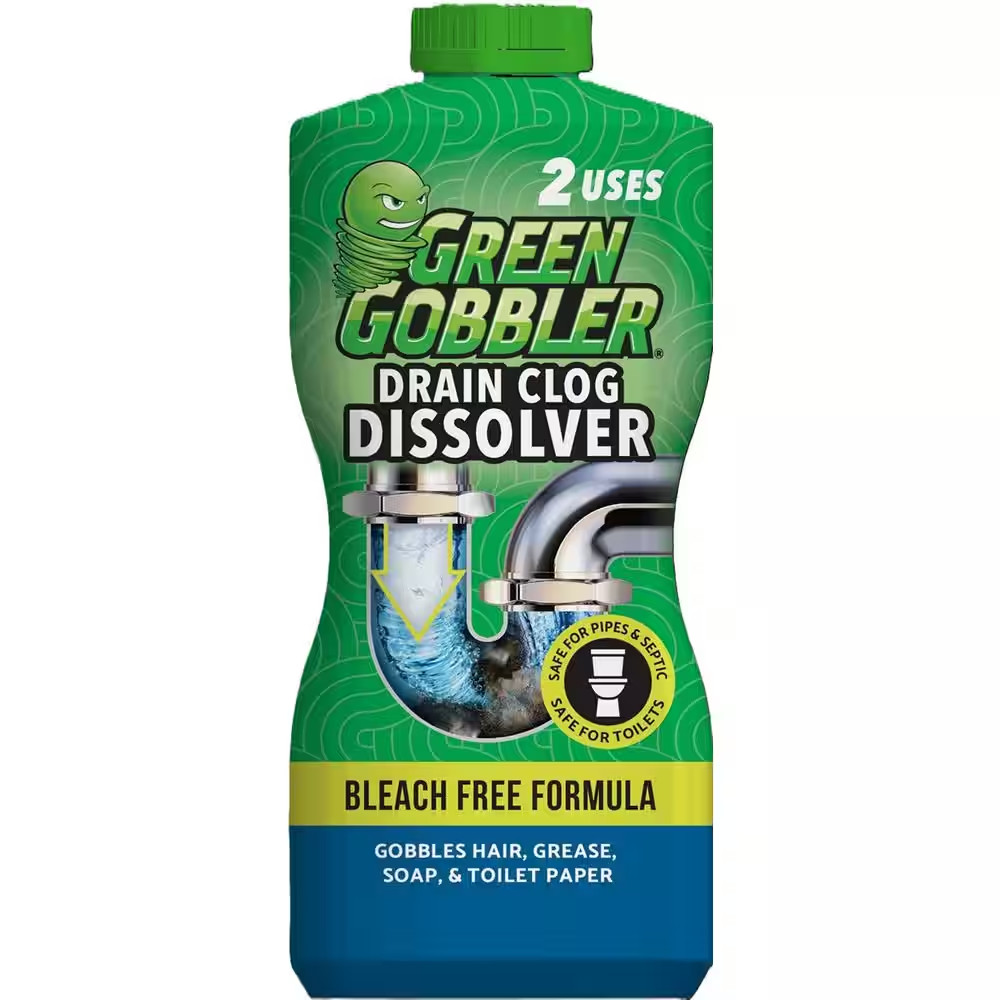 31 Oz. Drain and Toilet Clog Dissolver and Remover Premeasured Applications Drai