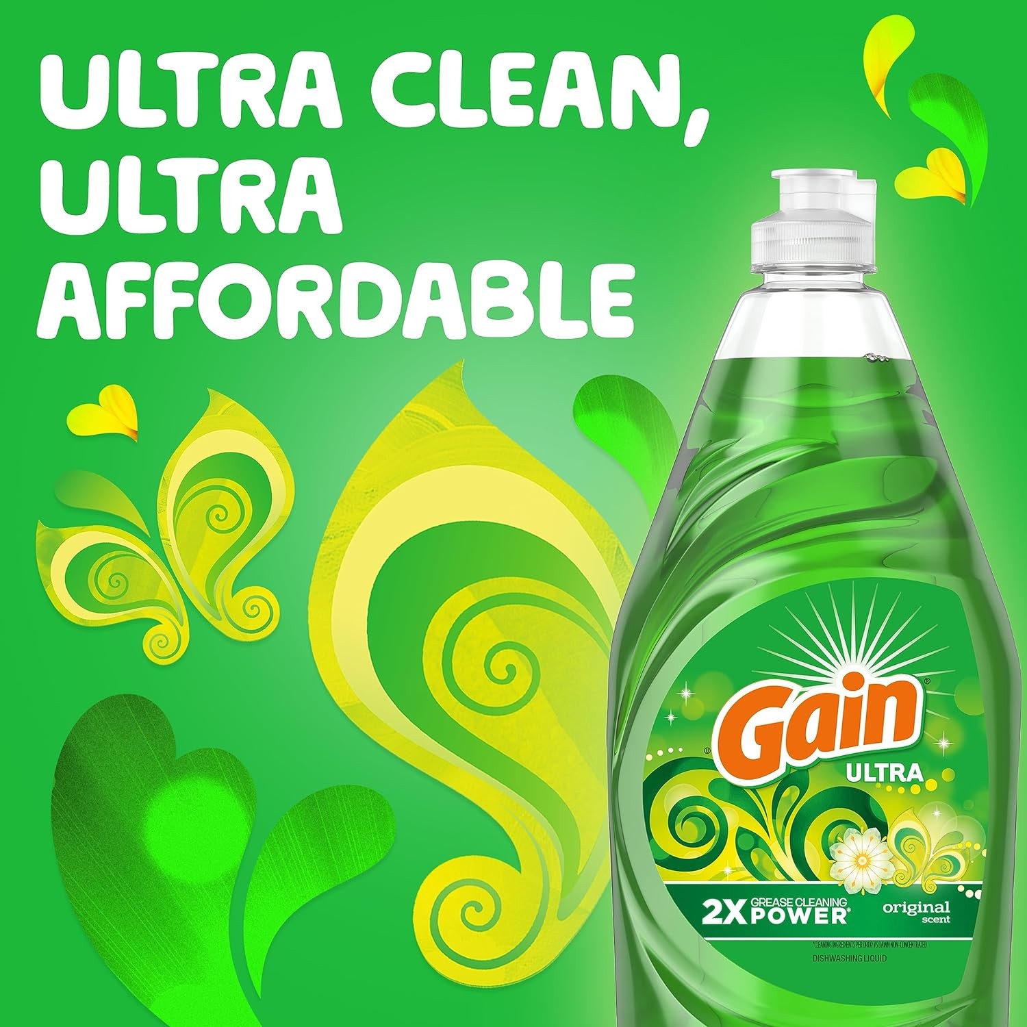 Ultra Dishwashing Liquid Soap Original Scent 38 fl oz Dish Soap New
