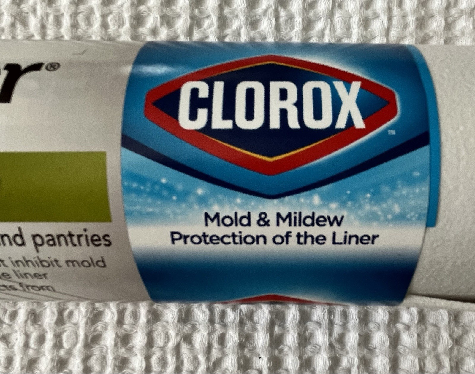 Clorox Easy Liner White 20 In X 6 Ft Solid Grip One Roll **Local Pickup Only