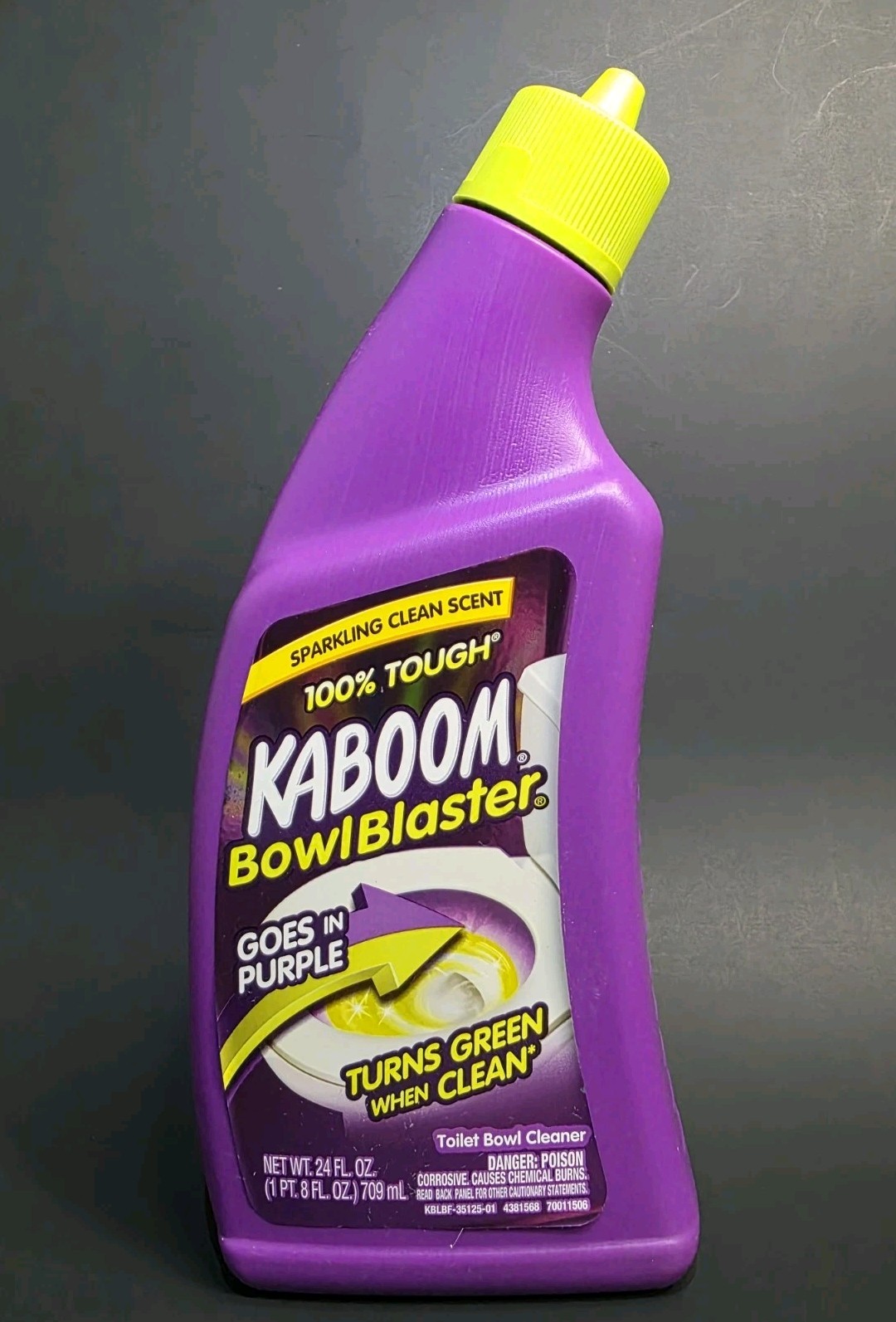 (1) KABOOM BowlBlaster Toilet Bowl Cleaner Gel~Sparkling Clean Scent~24 oz.