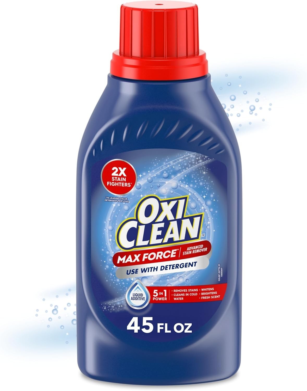 Max Force 45 Fl Oz Baby Stain Remover – Color-Safe, Bleach-Free, 5-in-1 Power