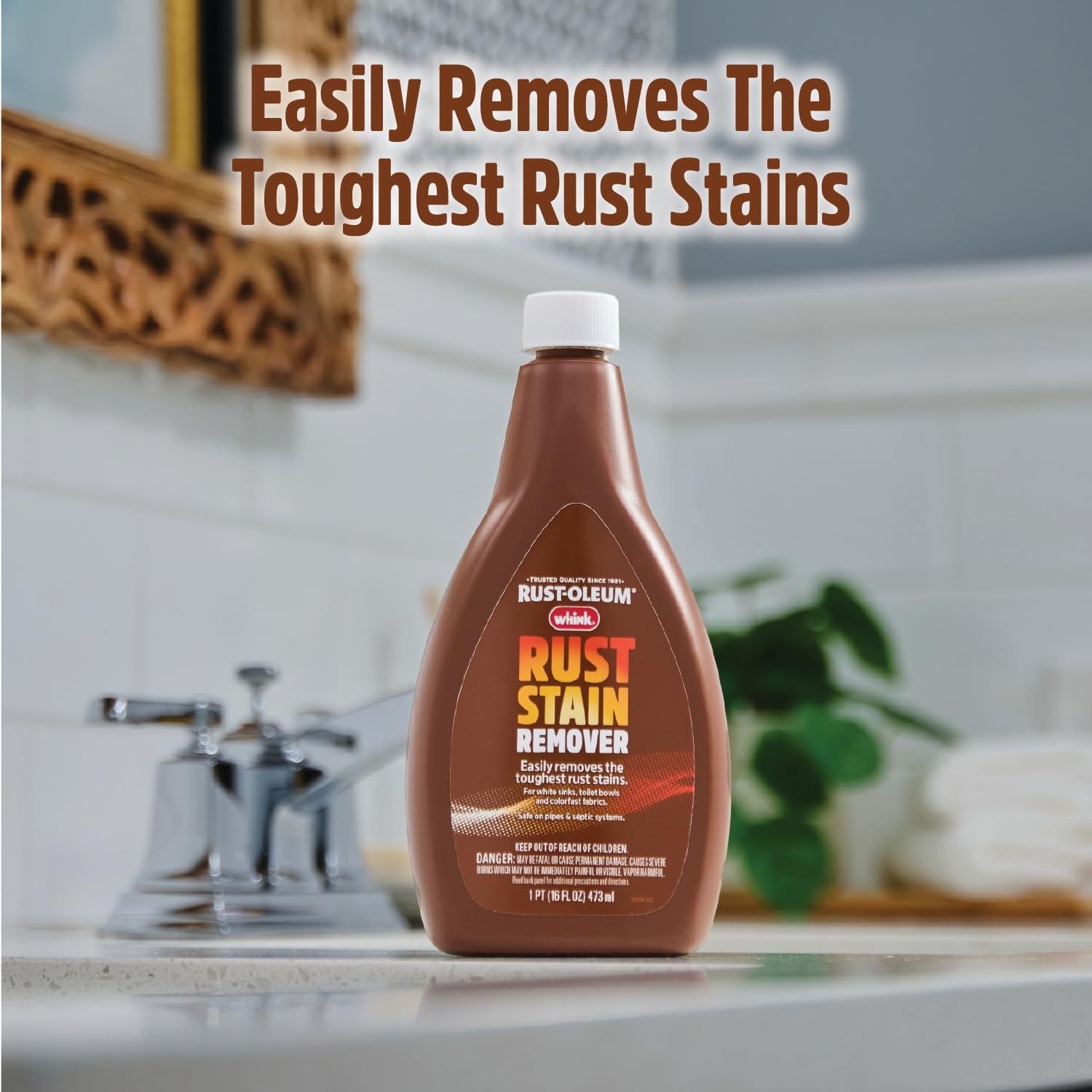 Rust-Oleum Whink Rust Stain Remover | Heavy-Duty Iron 16 Fl Oz (Pack of 1)