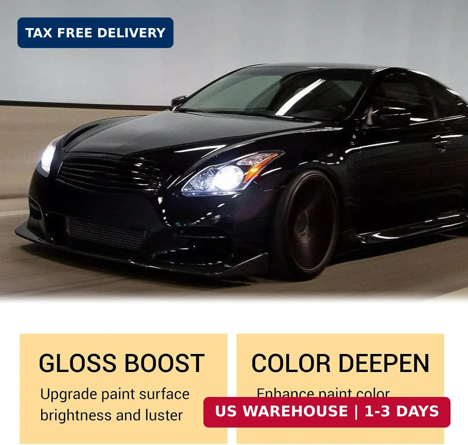 PTZ Crystal Serum for Cars – Advanced Graphene Ceramic Coating for Cars, Deep Gl