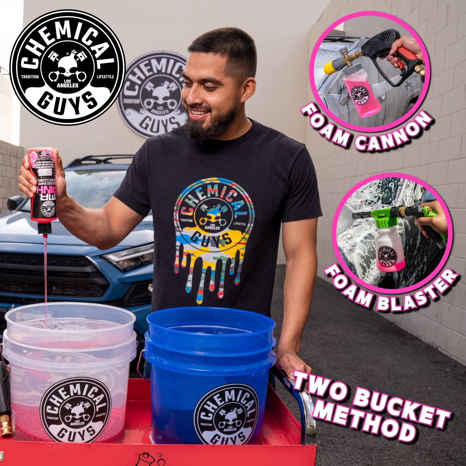Mr. Pink Car Wash Soap 64 oz Super Suds Foaming Car Wash Soap for Cannon, Bl…
