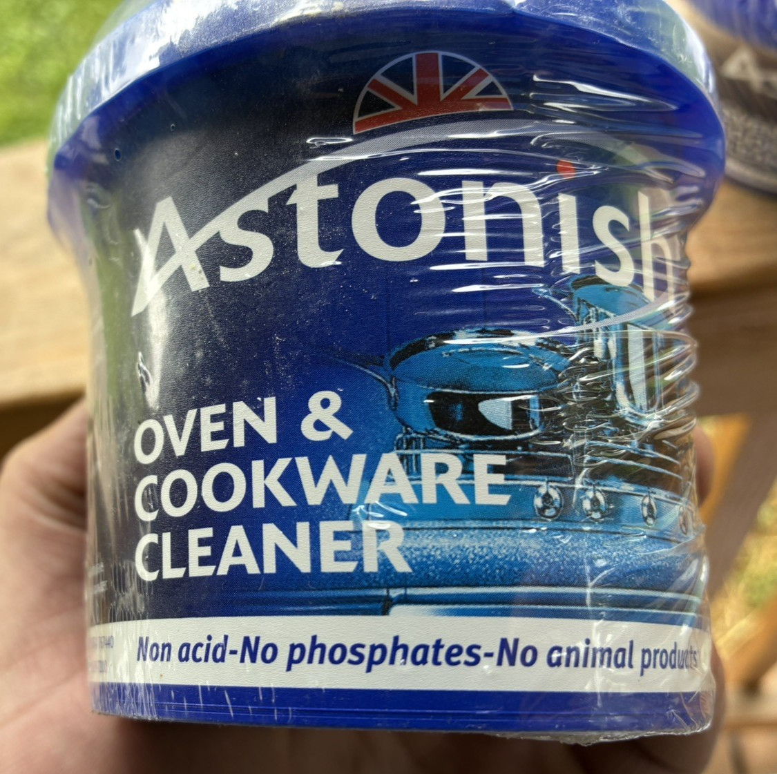 (2) ASTONISH Oven & Cookware Cleaner 17 oz. Jars~New–Free Ship