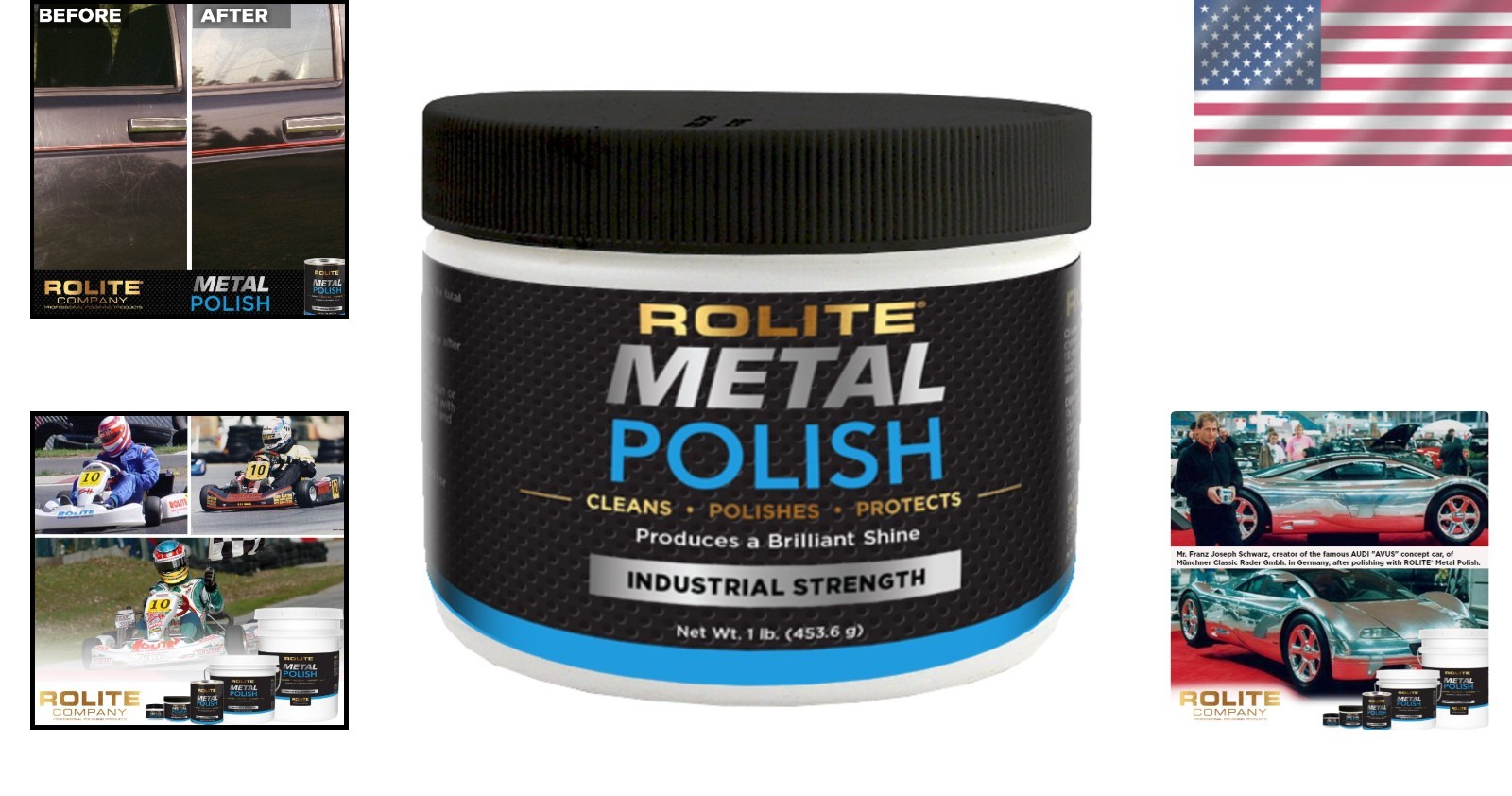 Multipurpose Metal Polish Paste 1Lb – Safe for All Metals, Non-Toxic Formula