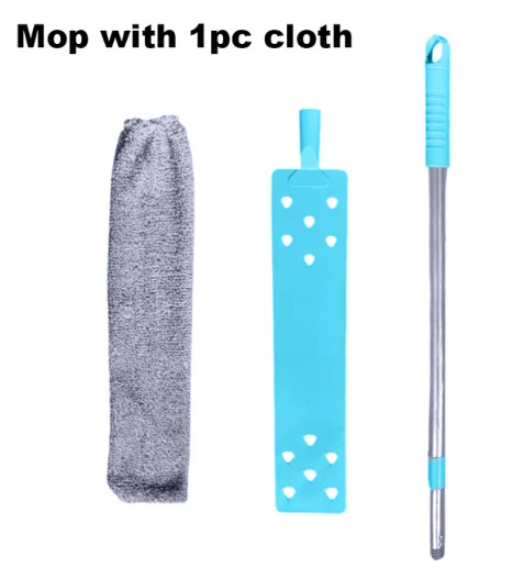 Useful Retractable Gap Dust Cleaning Tool Dust Brush Sweep Mop Brush Household