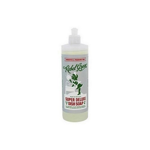 Super Deluxe Dish Soap Unscented 16 Oz by Rebel Green