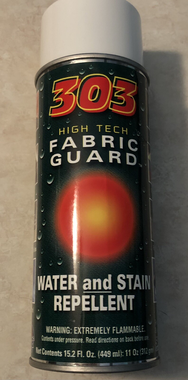 303 Fabric Guard 15.2 Fl oz Spray Can Discontinued Water and Stain Repellent New