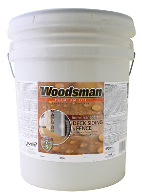 Oil Deck, Siding & Fence Stain, Semi-Transparent Neutral Base, 5-Gals.