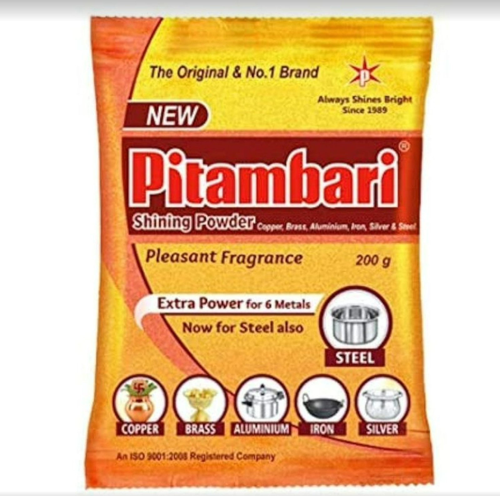 Pitambari Shining Powder – 200g (Pack of 3) Brand: Pitambari