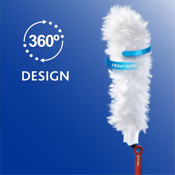 Flex Catch Dusting Kit Extendable Handle 5 Refills Heavy Duty Duster