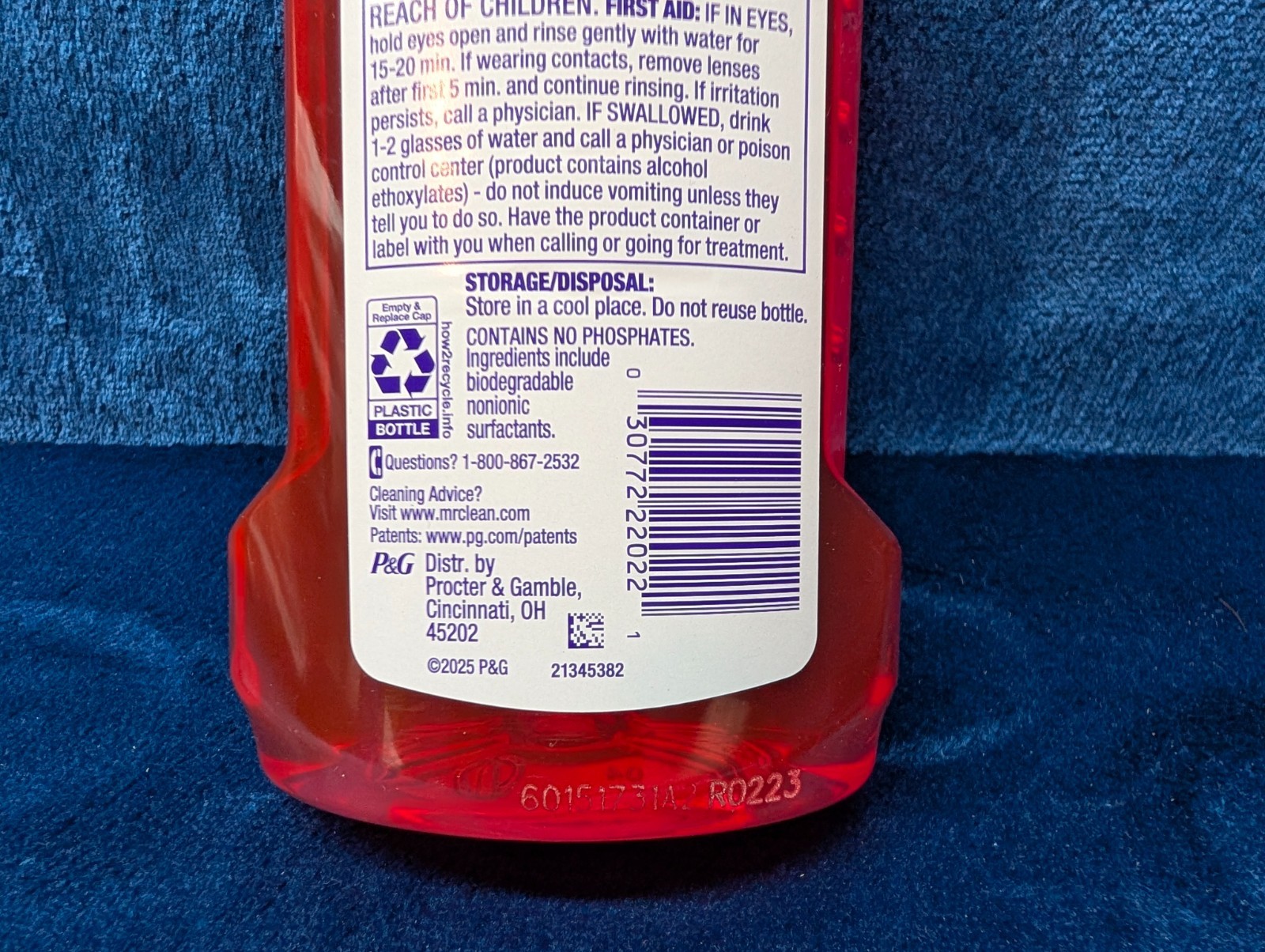 2 – 23oz Mr. Clean Multi Surface Cleaner Febreze Watermelon Household Scent