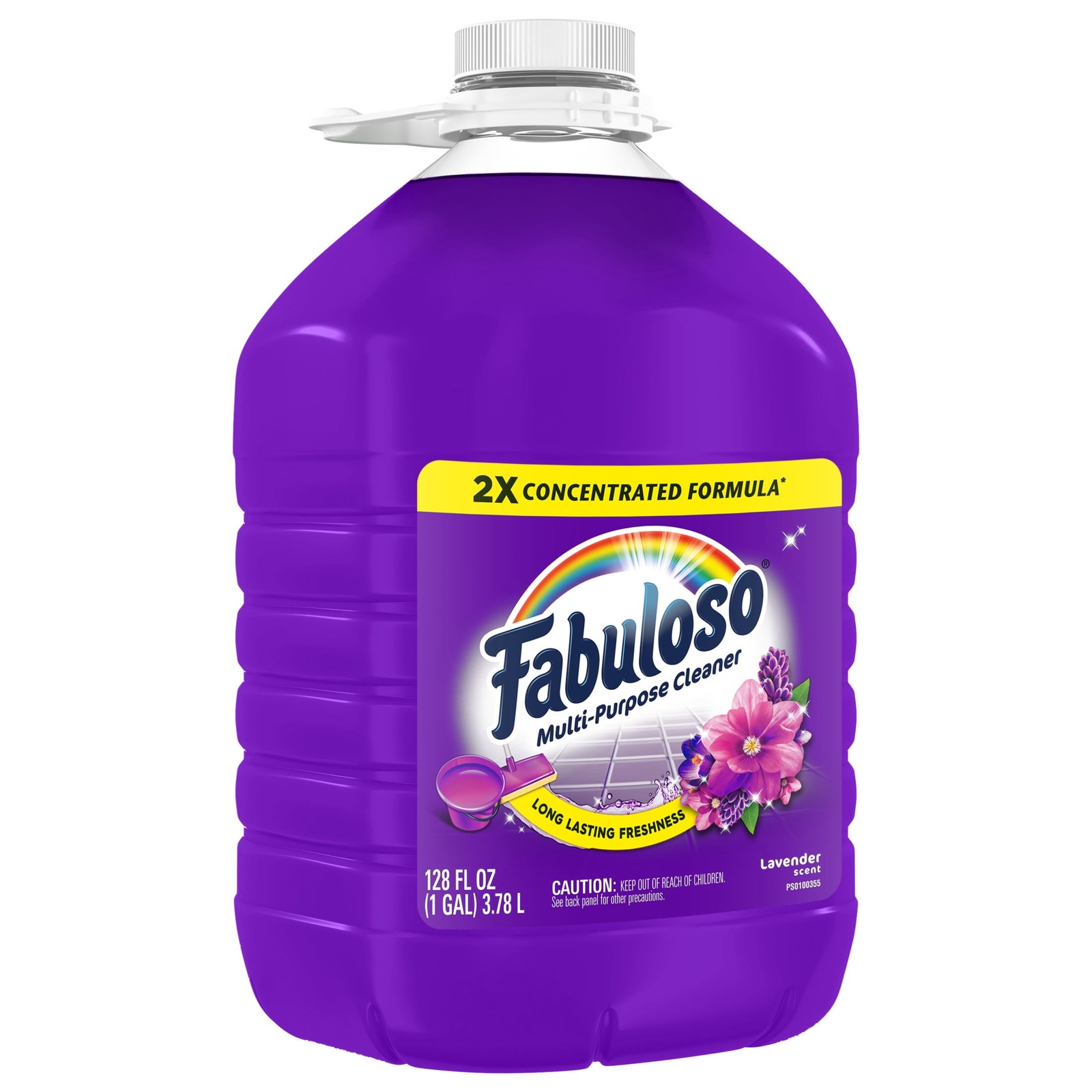 (2pack) 2X Multi-Purpose Cleaner,No Rinse Floor Cleaner,Lavender Scent,128fl oz
