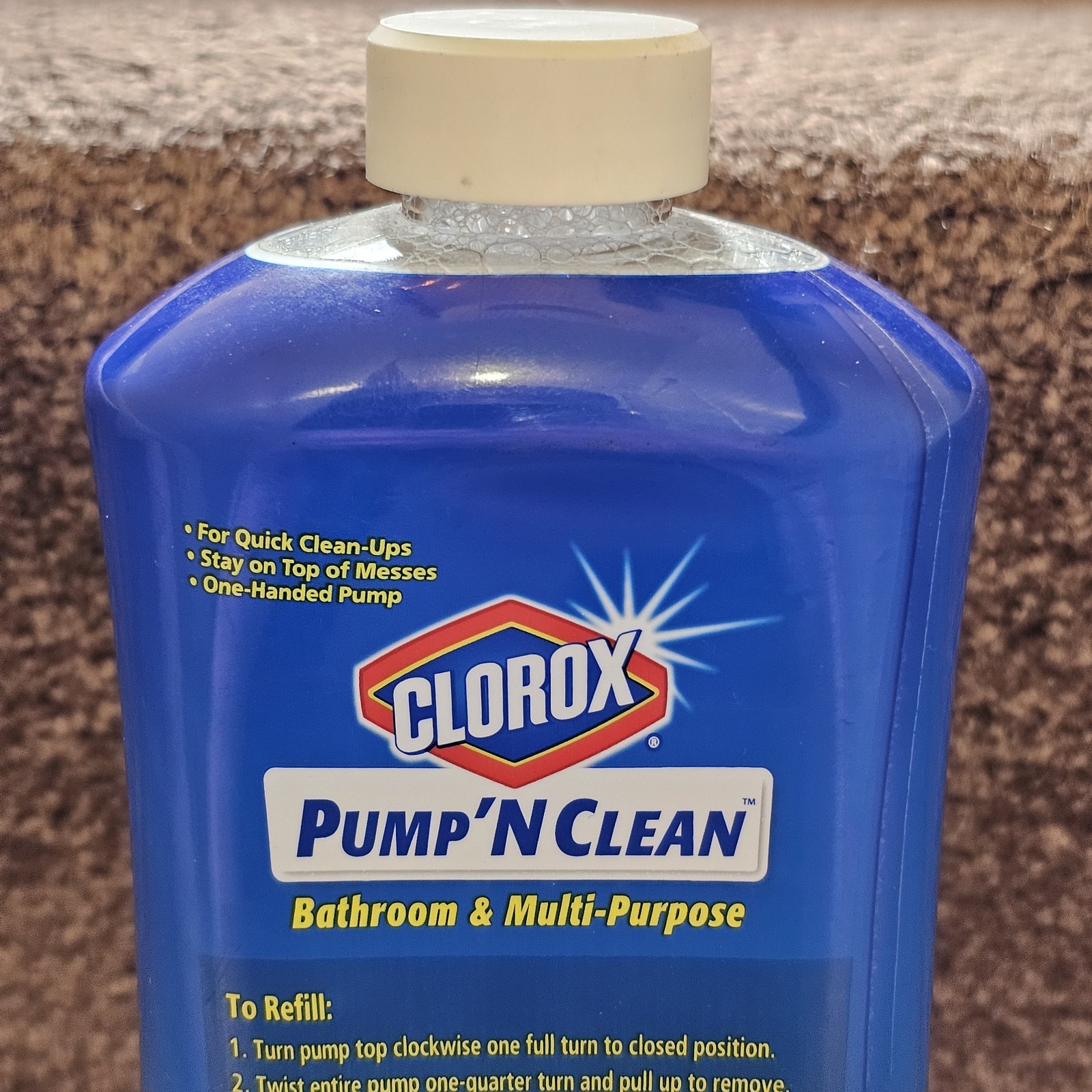 NEW Clorox Pump ’N Clean Bathroom Refill 24 oz Rain Clean Discontinued NOS