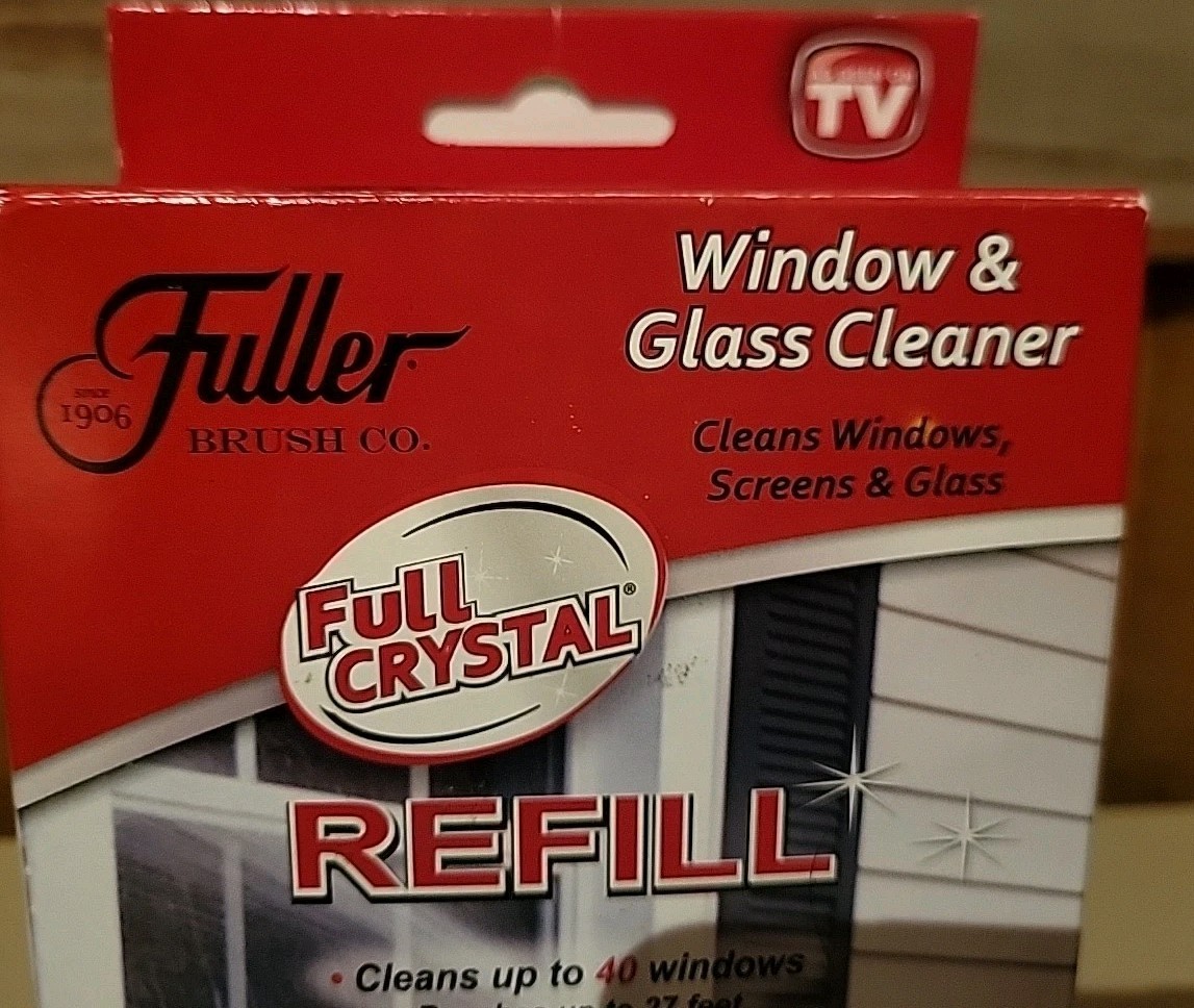 FULLER BRUSH CO. FULL CRYSTAL Window Cleaner Refills 8 oz. Total New
