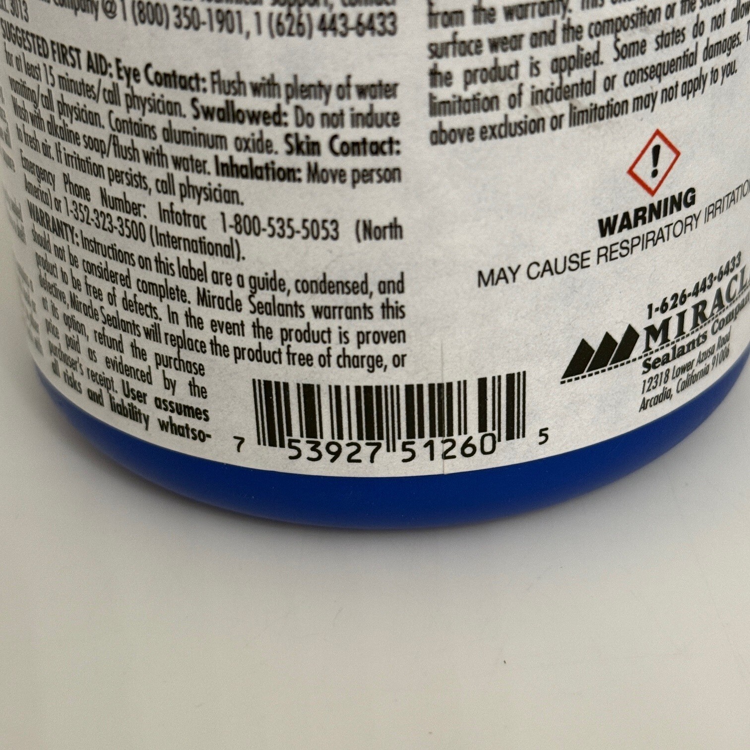 MIRACLE SEALANTS MIRA HONE RESTORATION COMPOUND 1LB FOR NATURAL STONE SURFACES