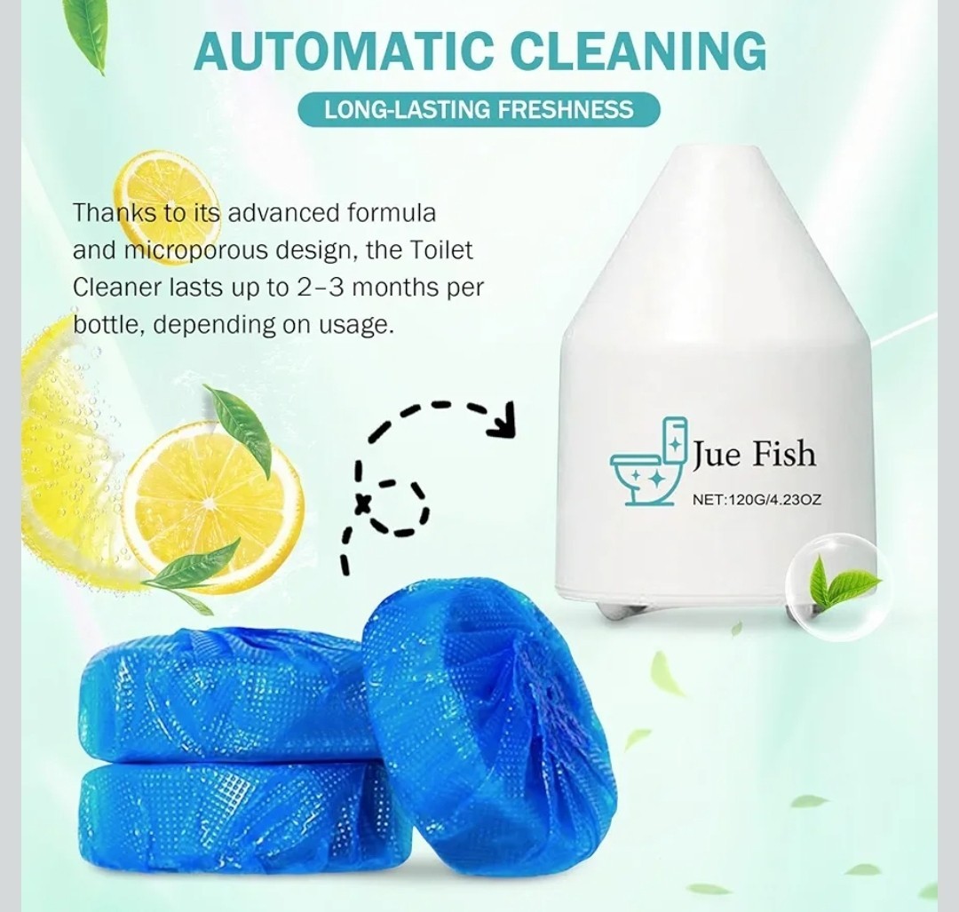 Toilet Cleaner Dirt Removal Long Lasting Freshness Odor Eliminator Automatic