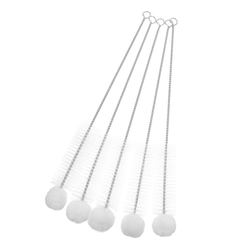 5pcs Softy Tip Nylon Brush Cotton Tip Nylon Brush Cotton Bottle Brush