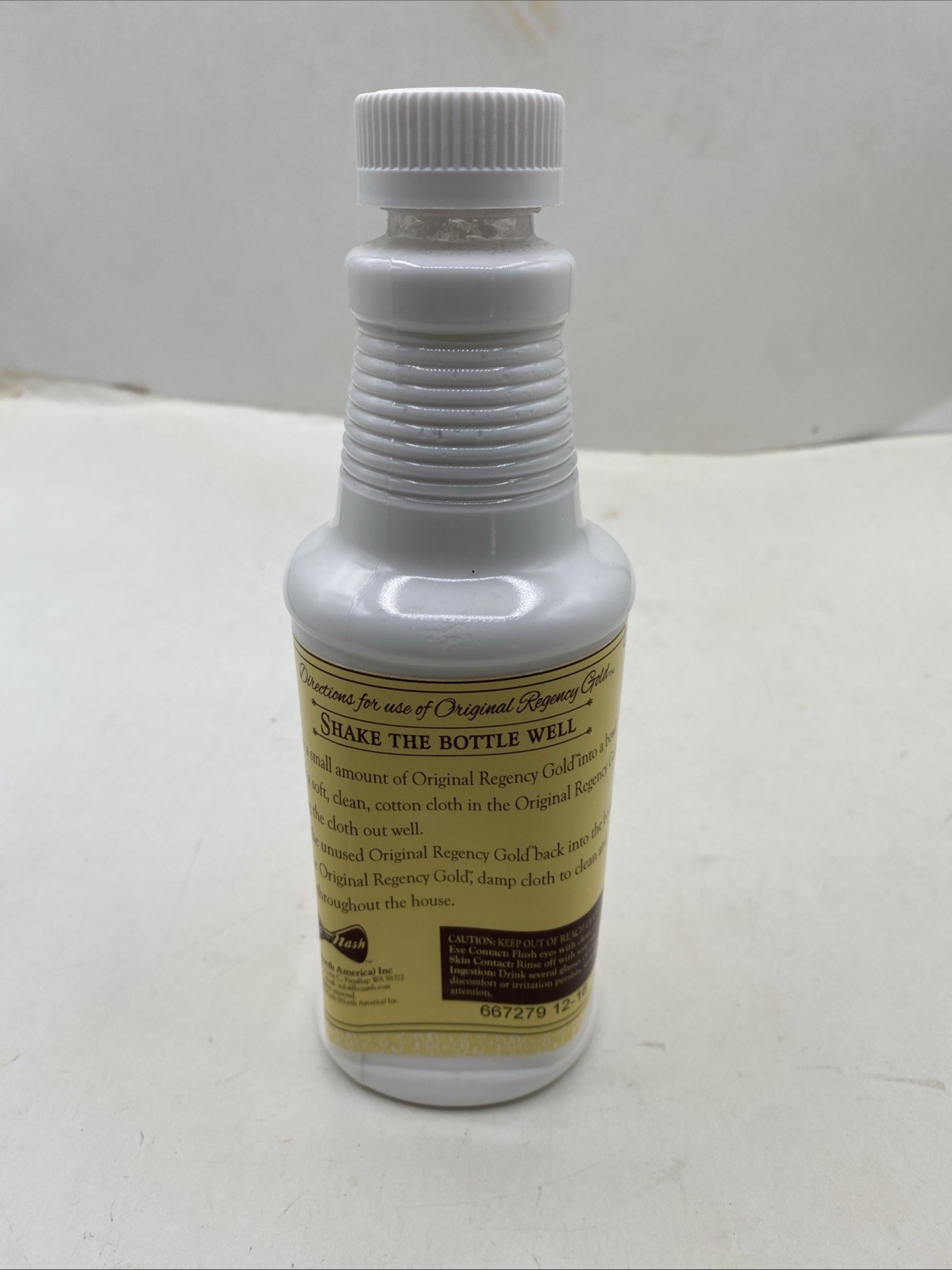 Regency Gold Original Restorative Polish Liquid Wood Furniture SEALED 16.9 Oz