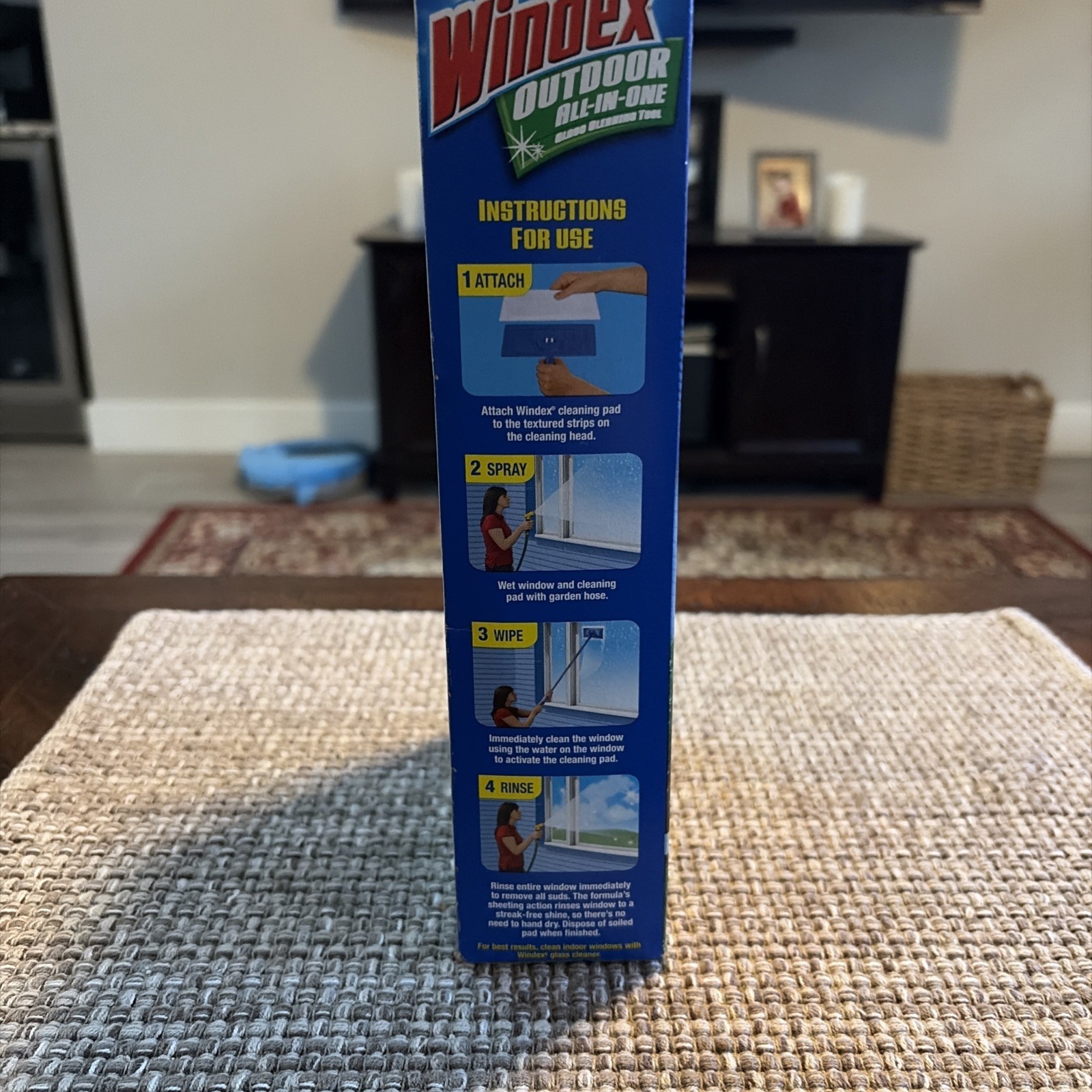 Windex Outdoor All-In-One Glass & Window Cleaner Starter Tool Kit ~ New Sealed