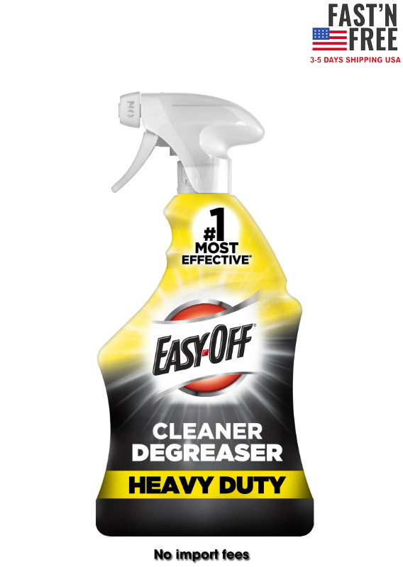 (3 pack) Easy-Off Heavy Duty Multi Surface Cleaner and Degreaser Spray, 32oz