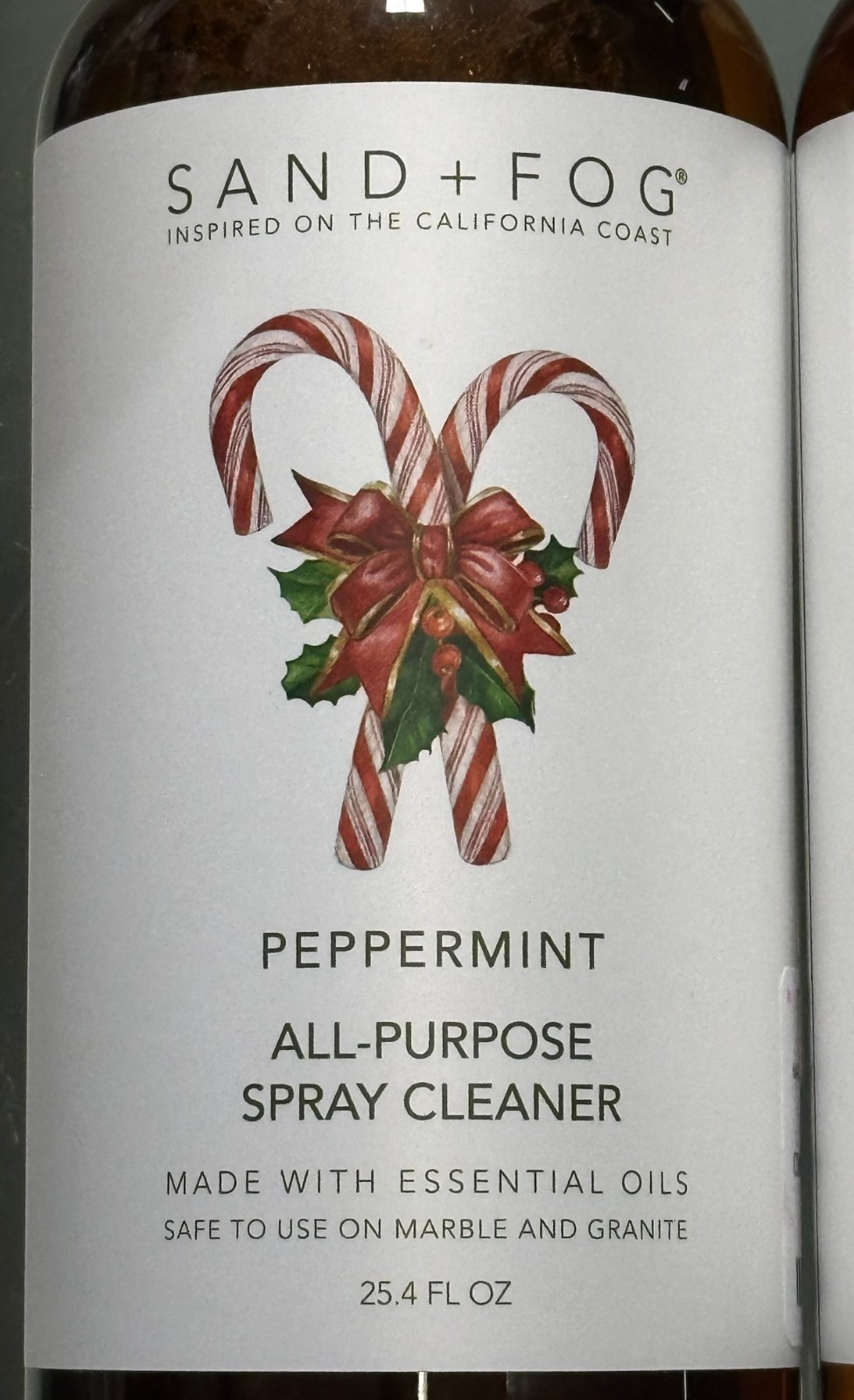 (2-Pack) SAND + FOG™ Plant-Based Kitchen REFRESHER & CLEANER ~ PEPPERMINT