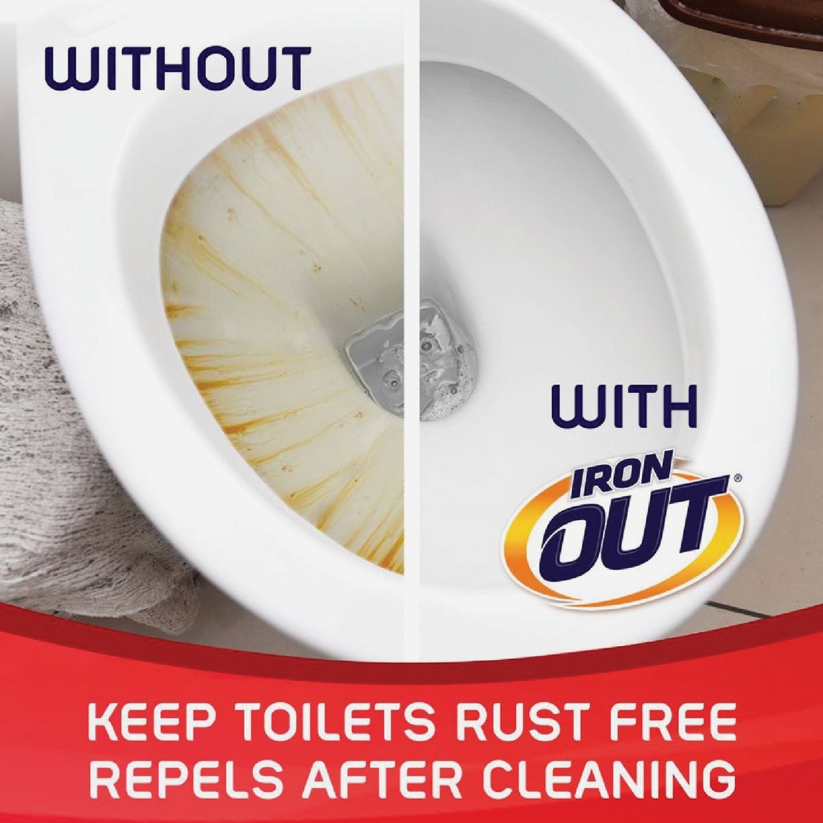Iron Out Automatic Toilet Bowl Cleaner, 2 Use AT12T Iron Out AT12T 076168001036