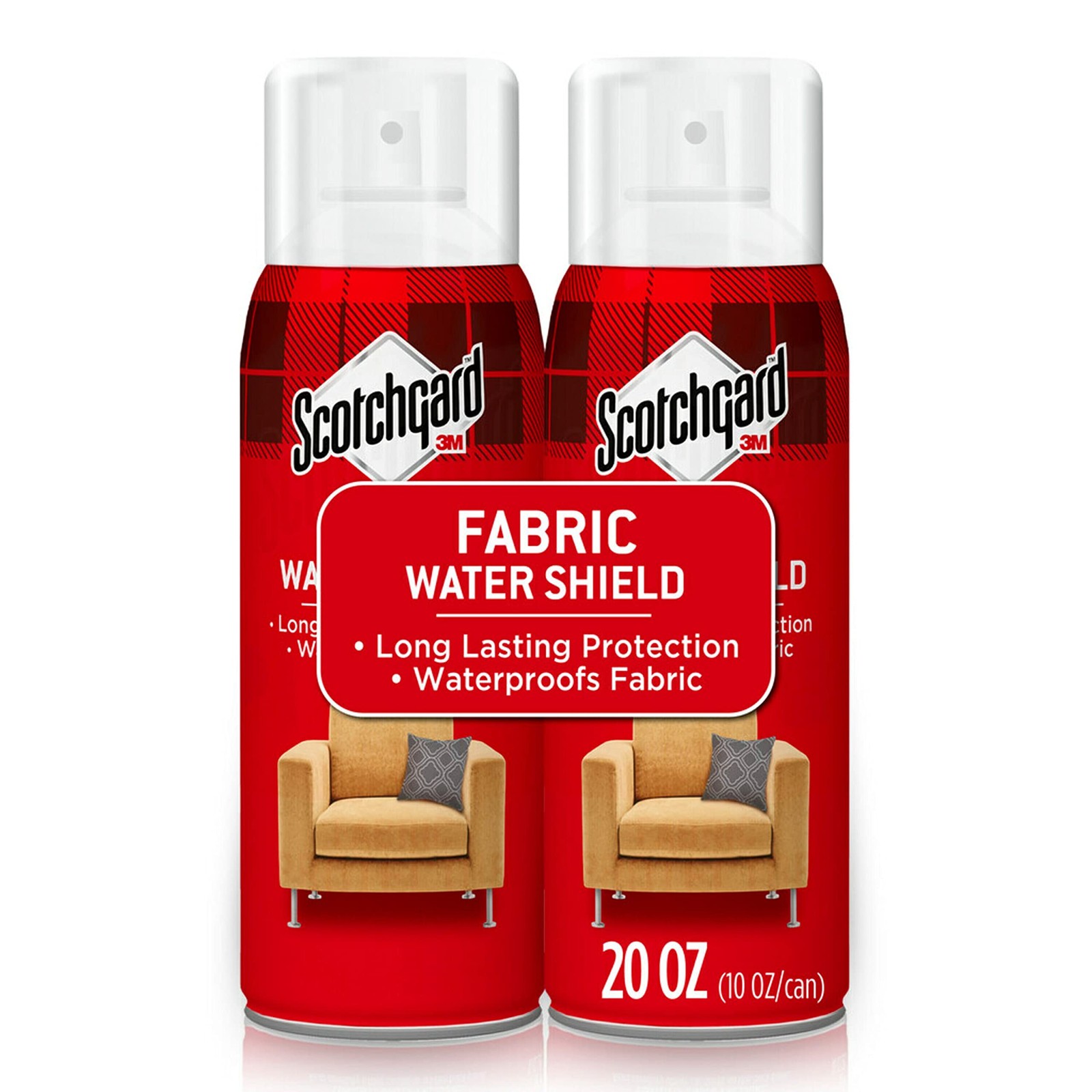 Scotchgard Fabric Water Shield, 10 Ounce (Pack of 2), Transparent